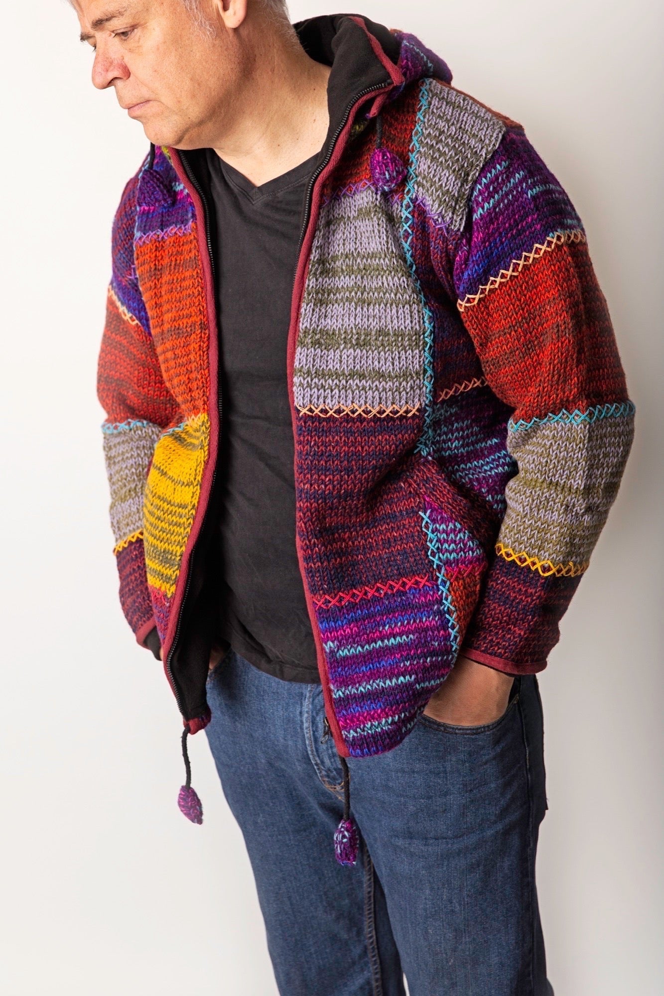 Pure Wool Zip through Jacket