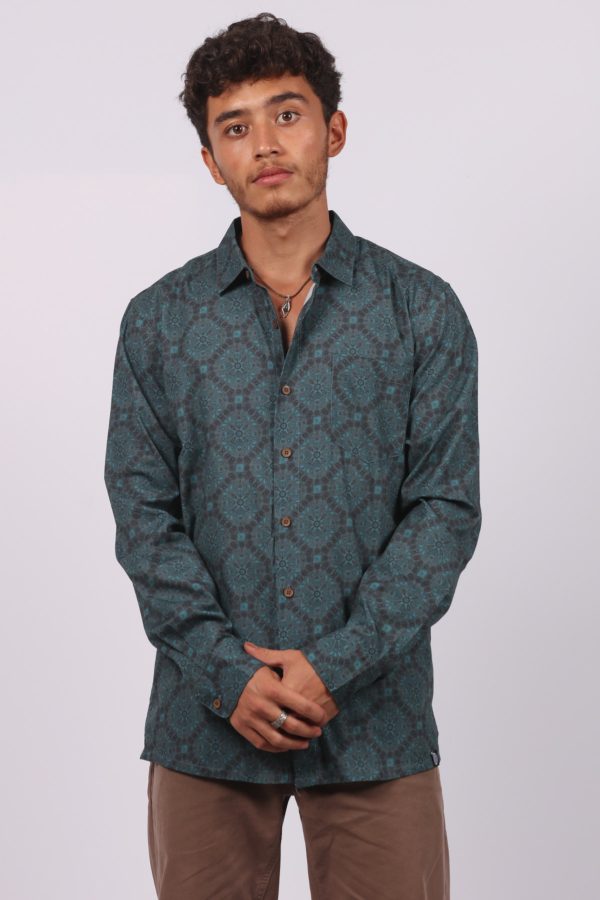 Dark Night long sleeve Shirt by Skumi
