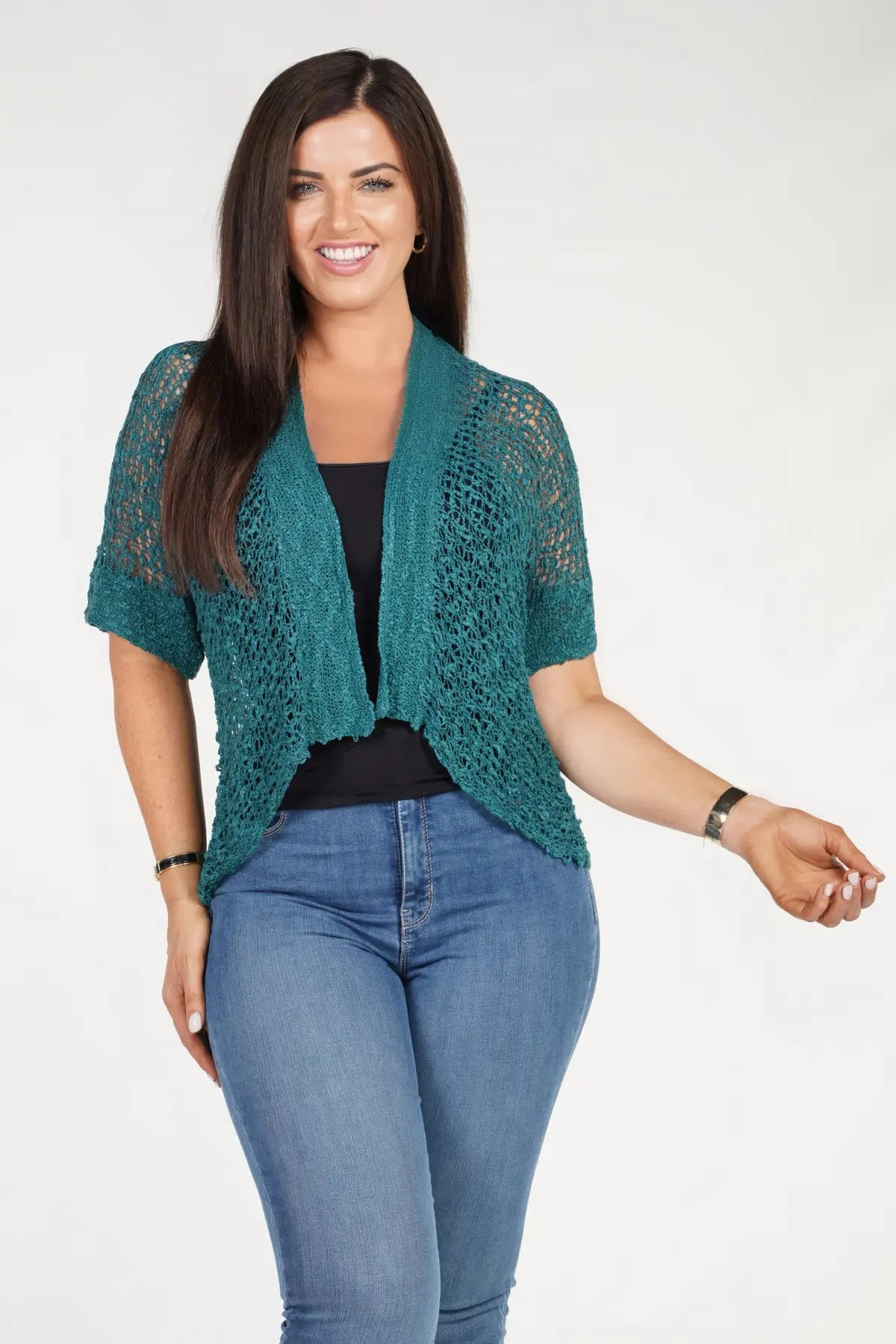 Indah knit short jacket