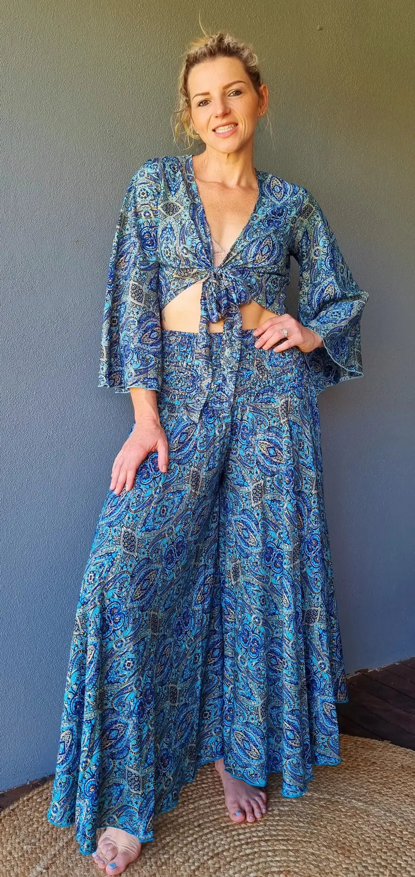 Rochelle Silk Umbrella Pants