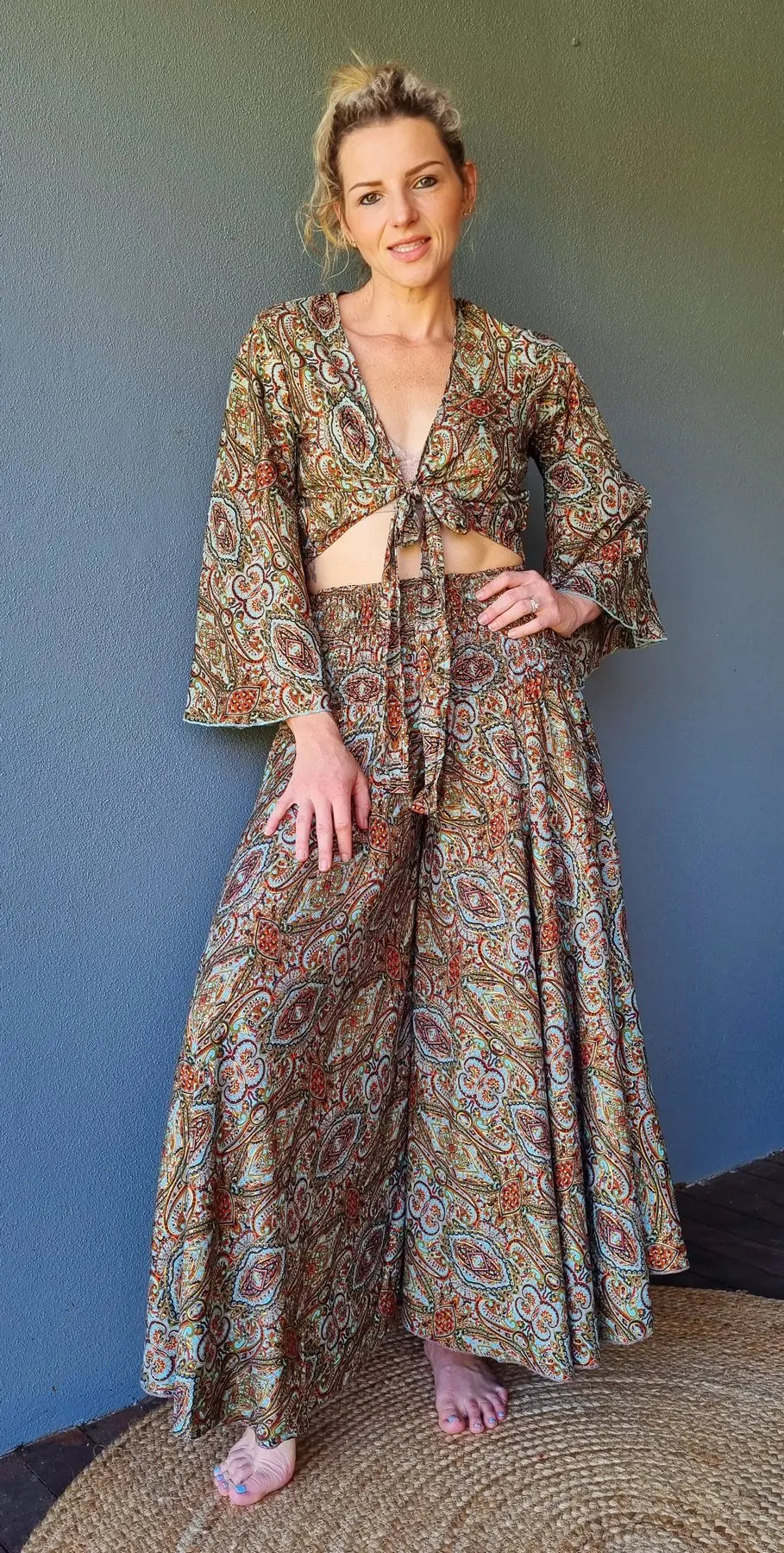 Rochelle Silk Umbrella Pants