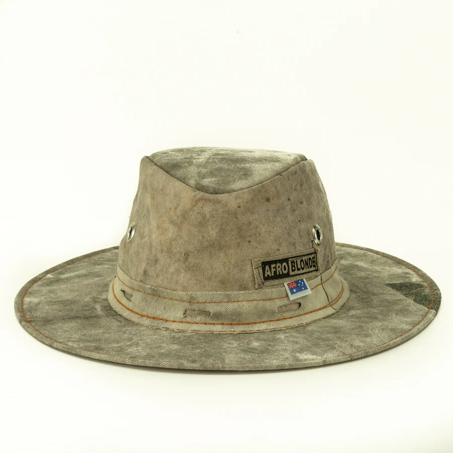 Afro Blonde Wire Brim Hat
