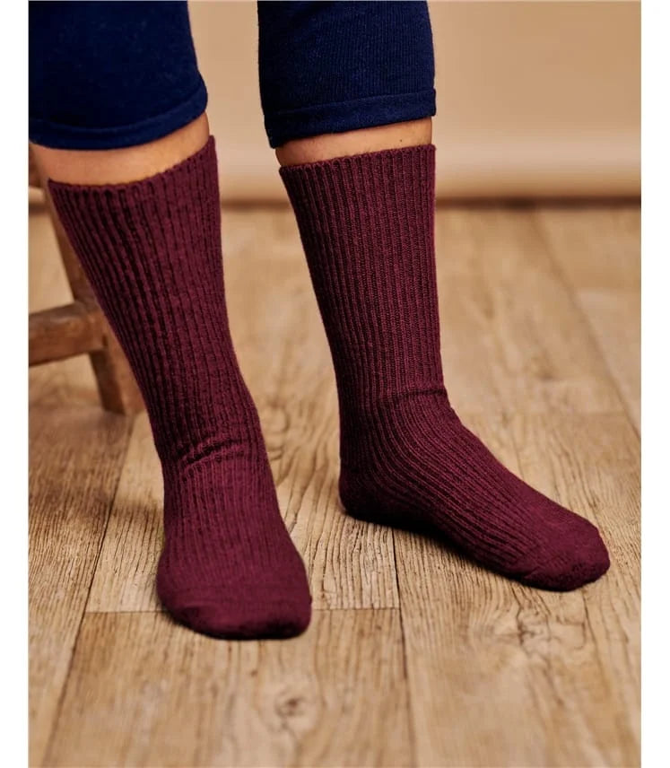 Cashmere & Merino Bed Socks
