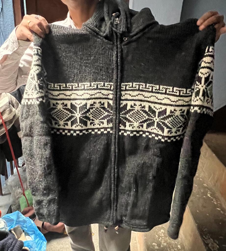 Pure Wool Zip through Jacket