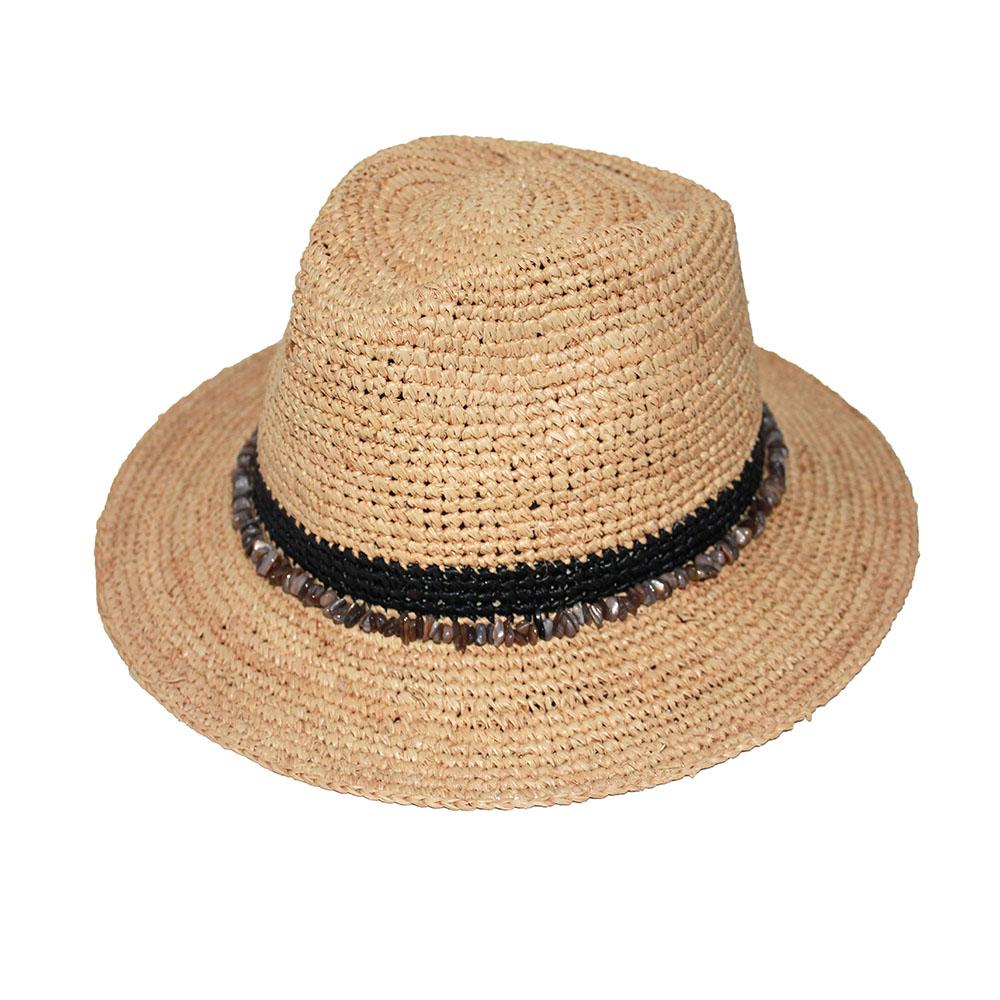 Christine Raffia Fedora - RL763