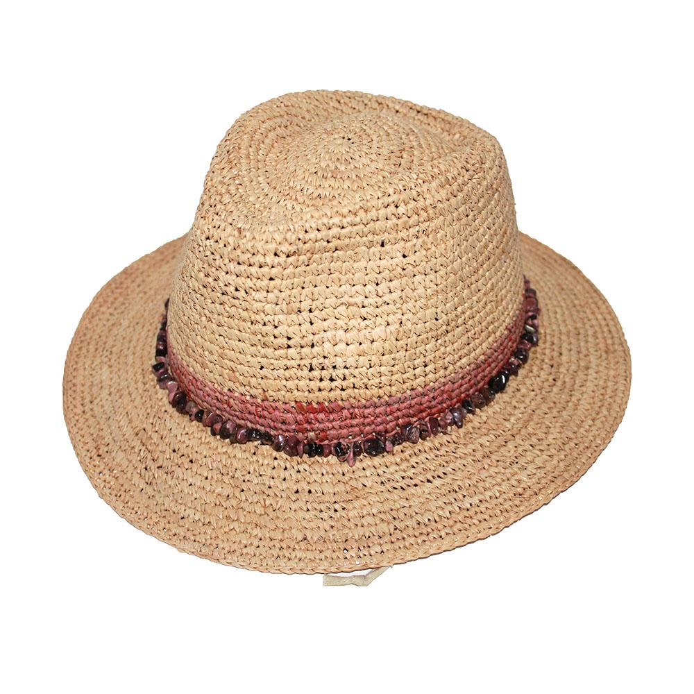 Christine Raffia Fedora - RL763