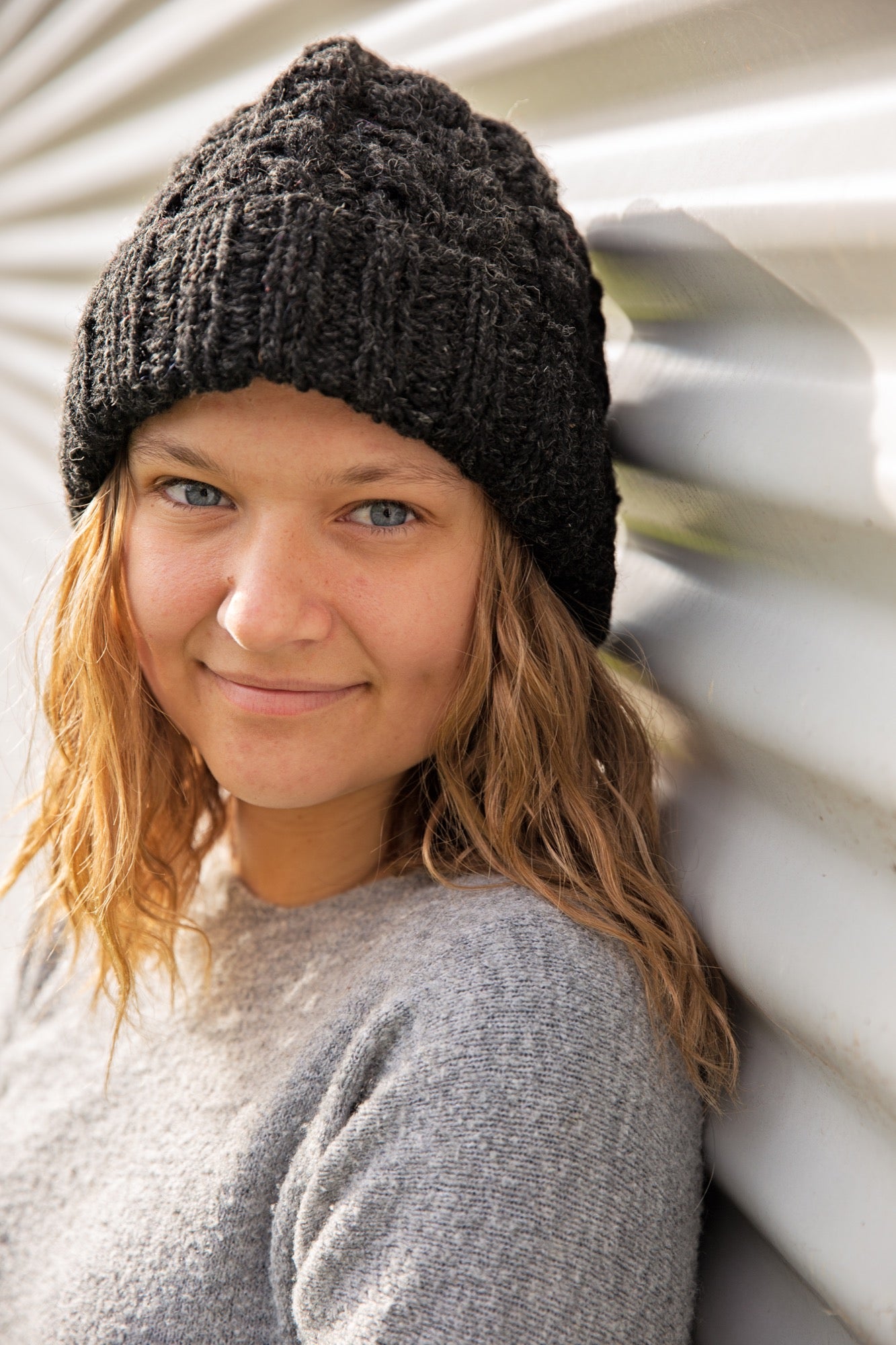Wool Cable Knit Beanie