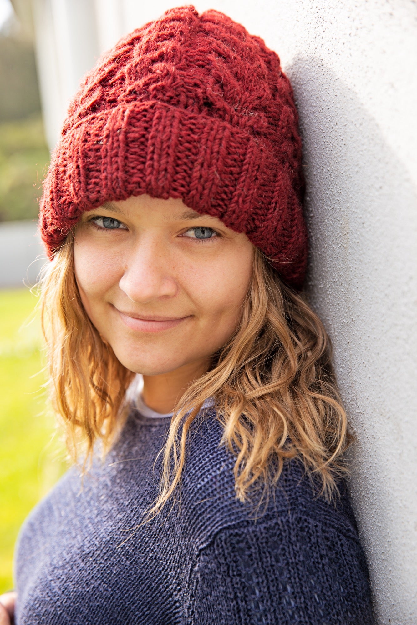 Wool Cable Knit Beanie