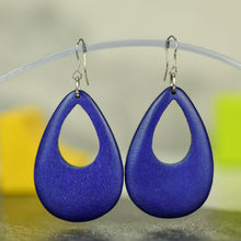 Palmwood Cut Out Drop Earrings