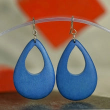 Palmwood Cut Out Drop Earrings