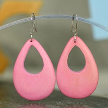 Palmwood Cut Out Drop Earrings