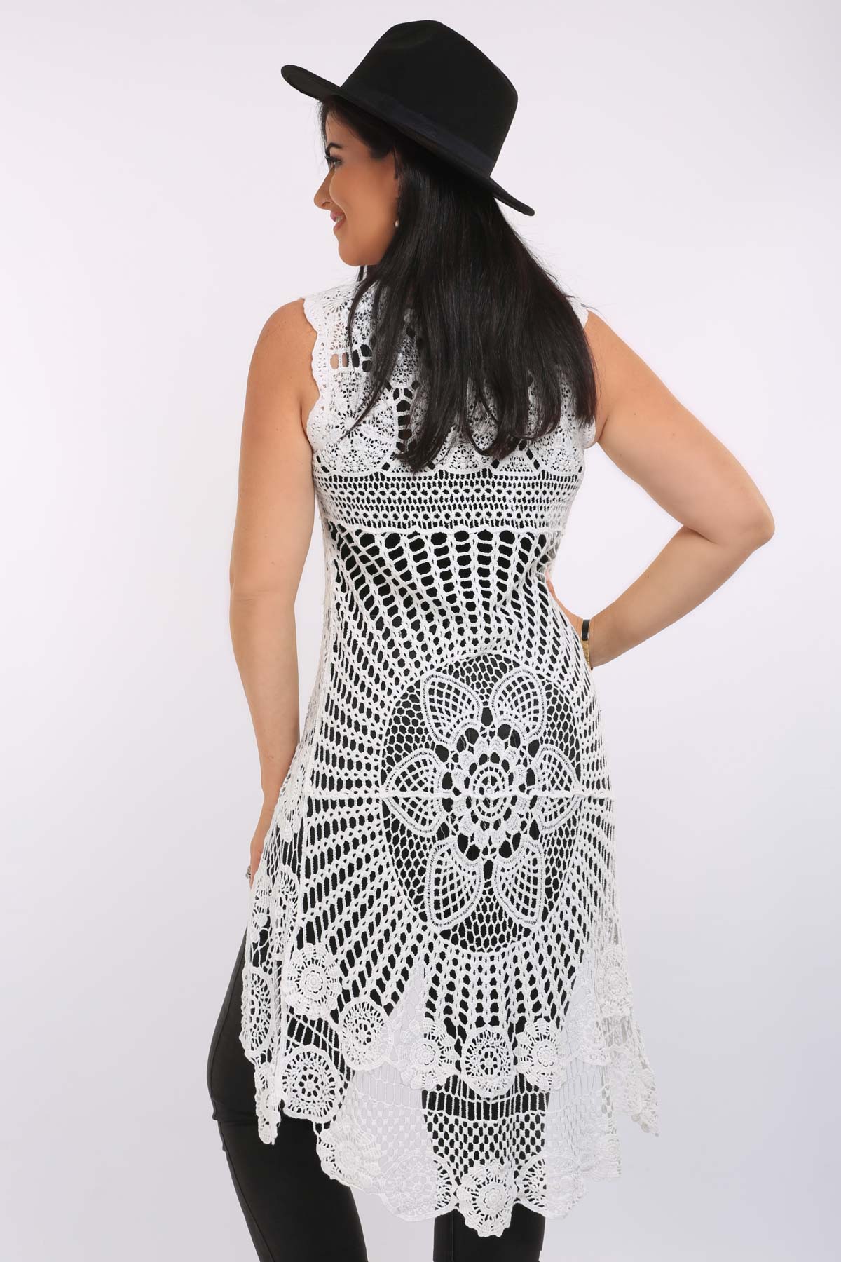 Indy longline lace top