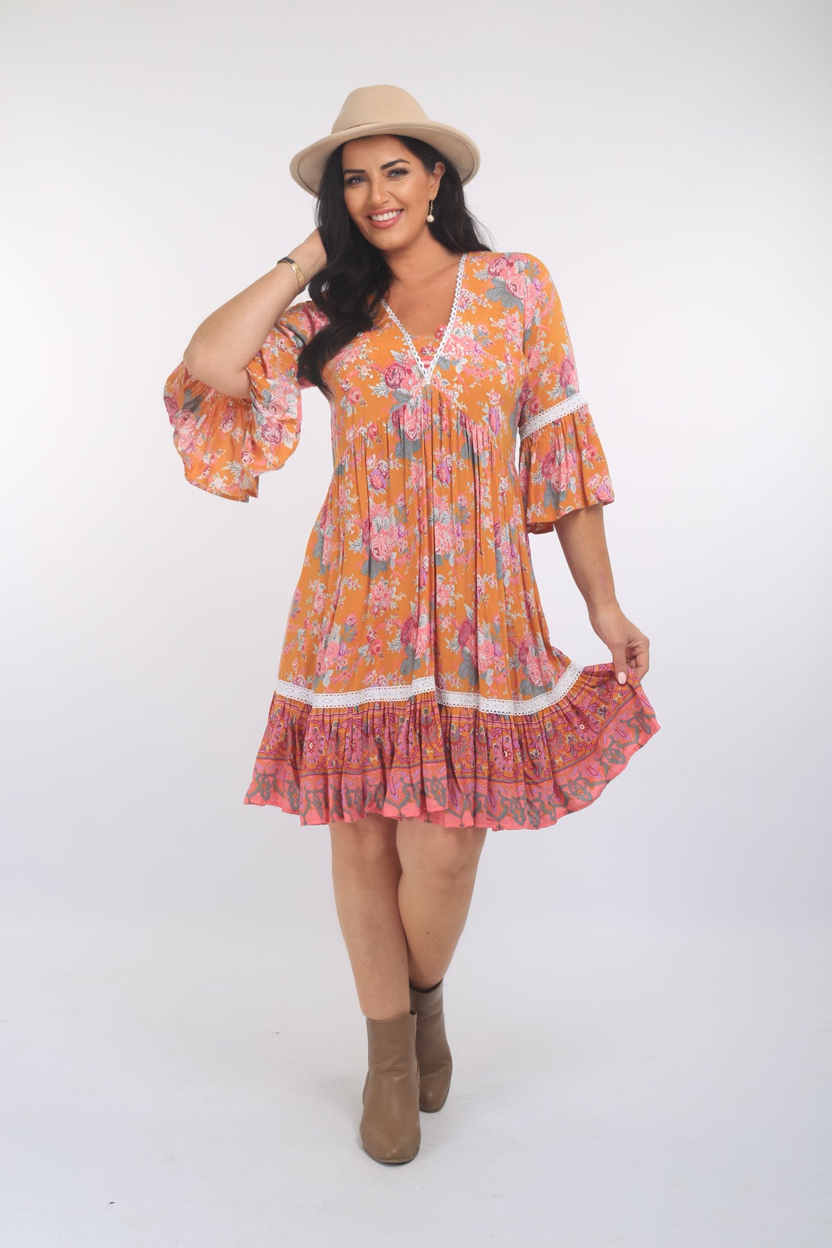 Love Boho Midi Dress