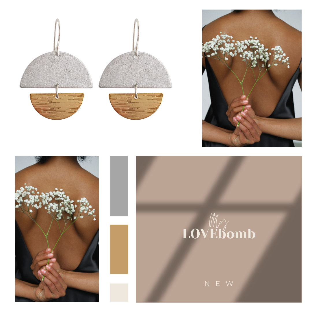 Love Bomb Disc Earrings