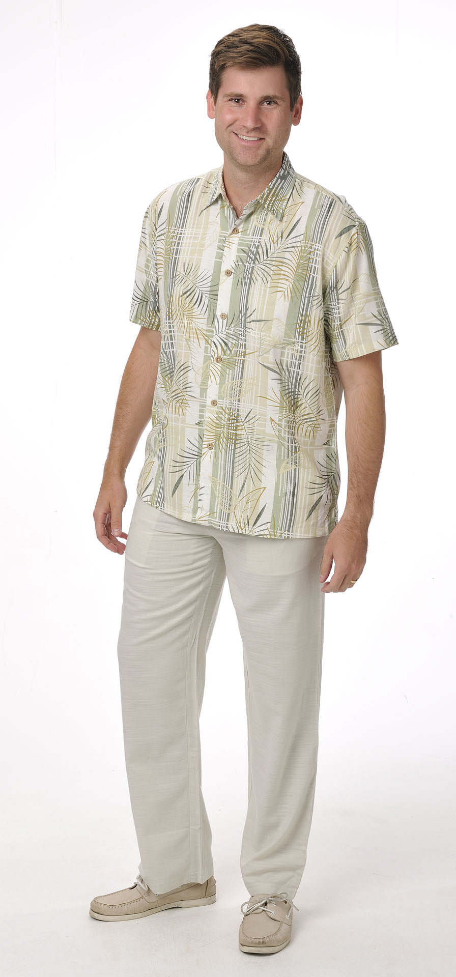 Khaki Bamboo Men's Shirt