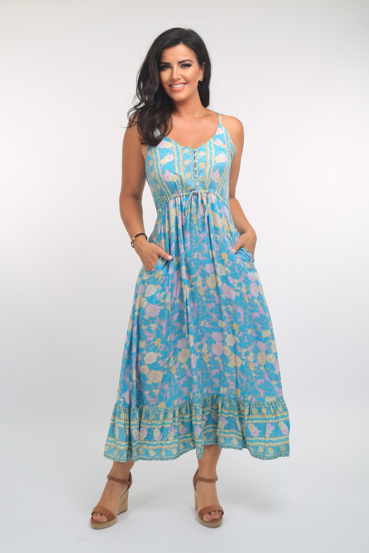 Sassy Strappy Maxi Dress