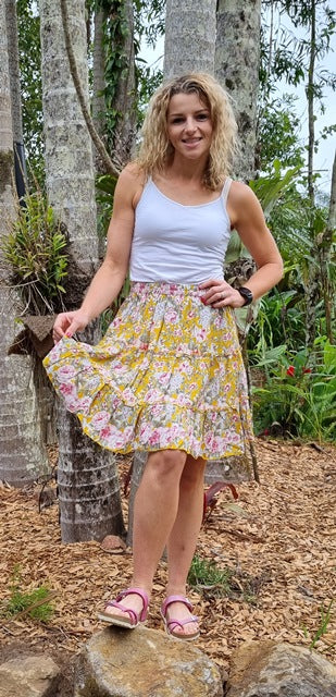 Rosy Skirt