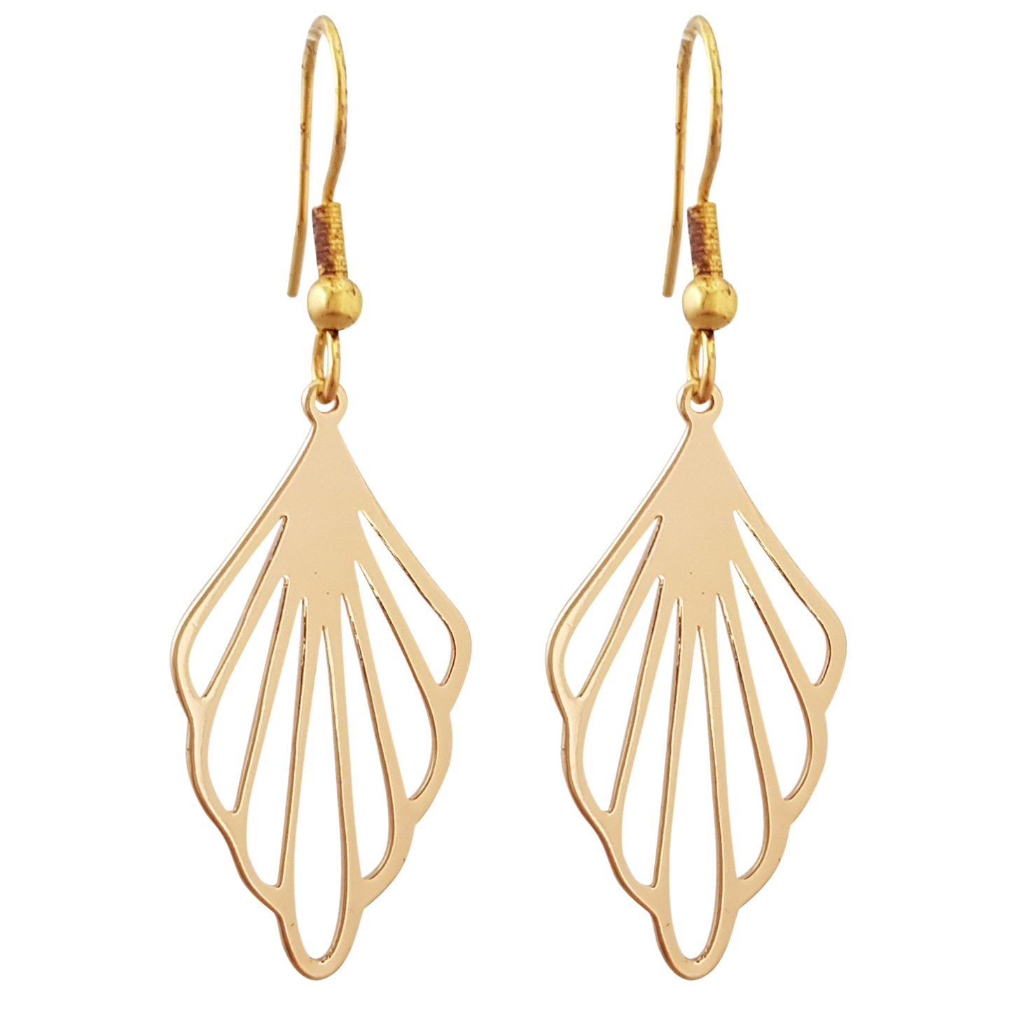 Salt of the Blue 18K Gold Plated Earrings