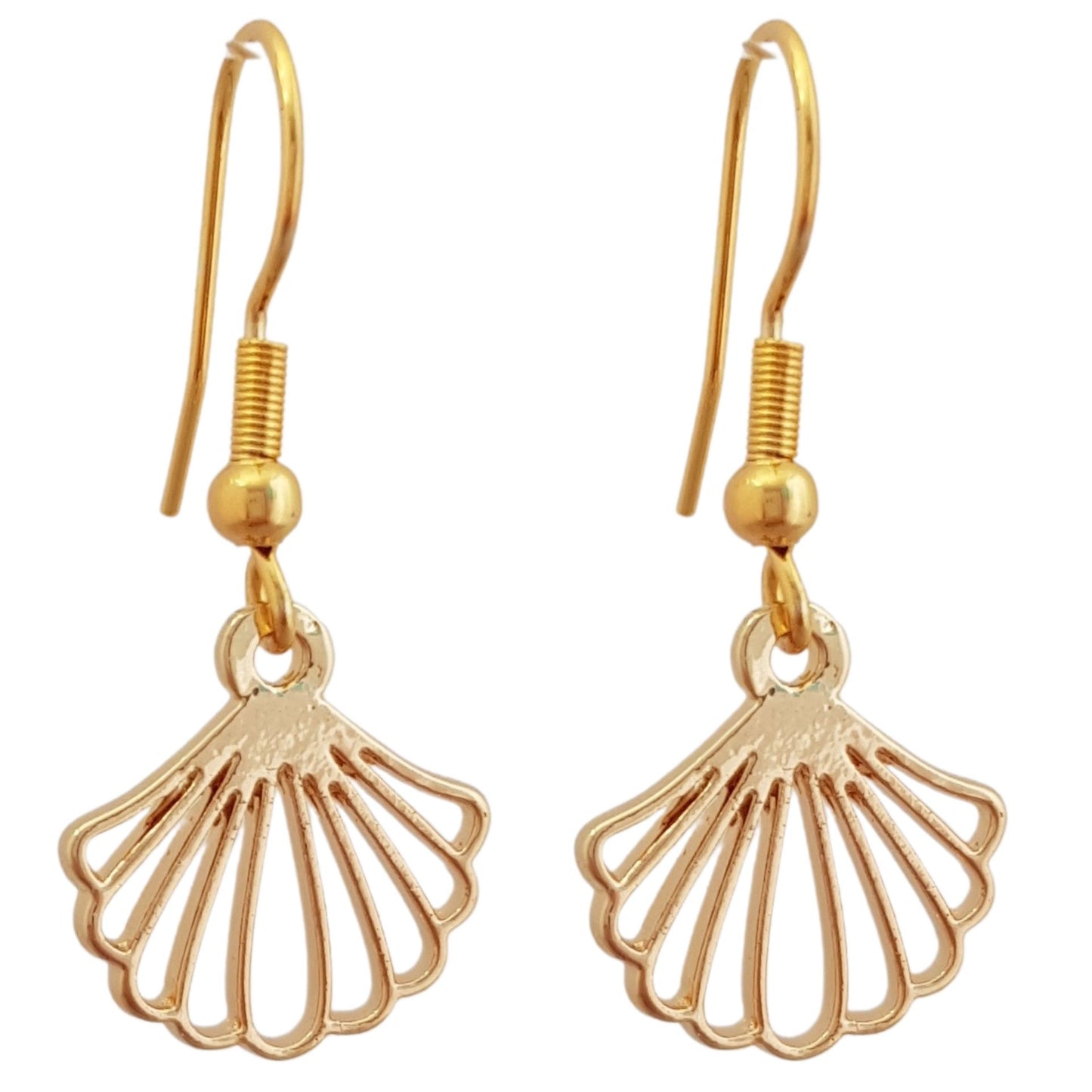 Salt of the Blue 18K Gold Plated Earrings
