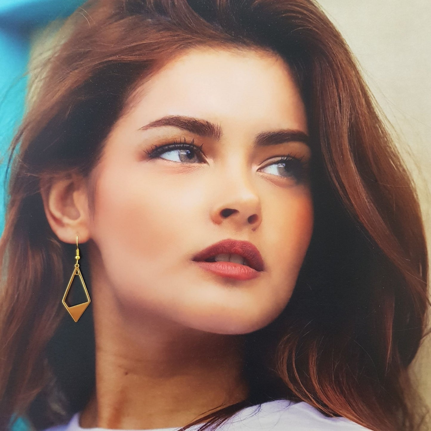 Salt of the Blue 18K Gold Plated Earrings