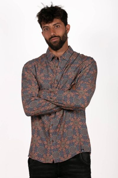 Kaleidescope Long Sleeve Shirt by Skumi