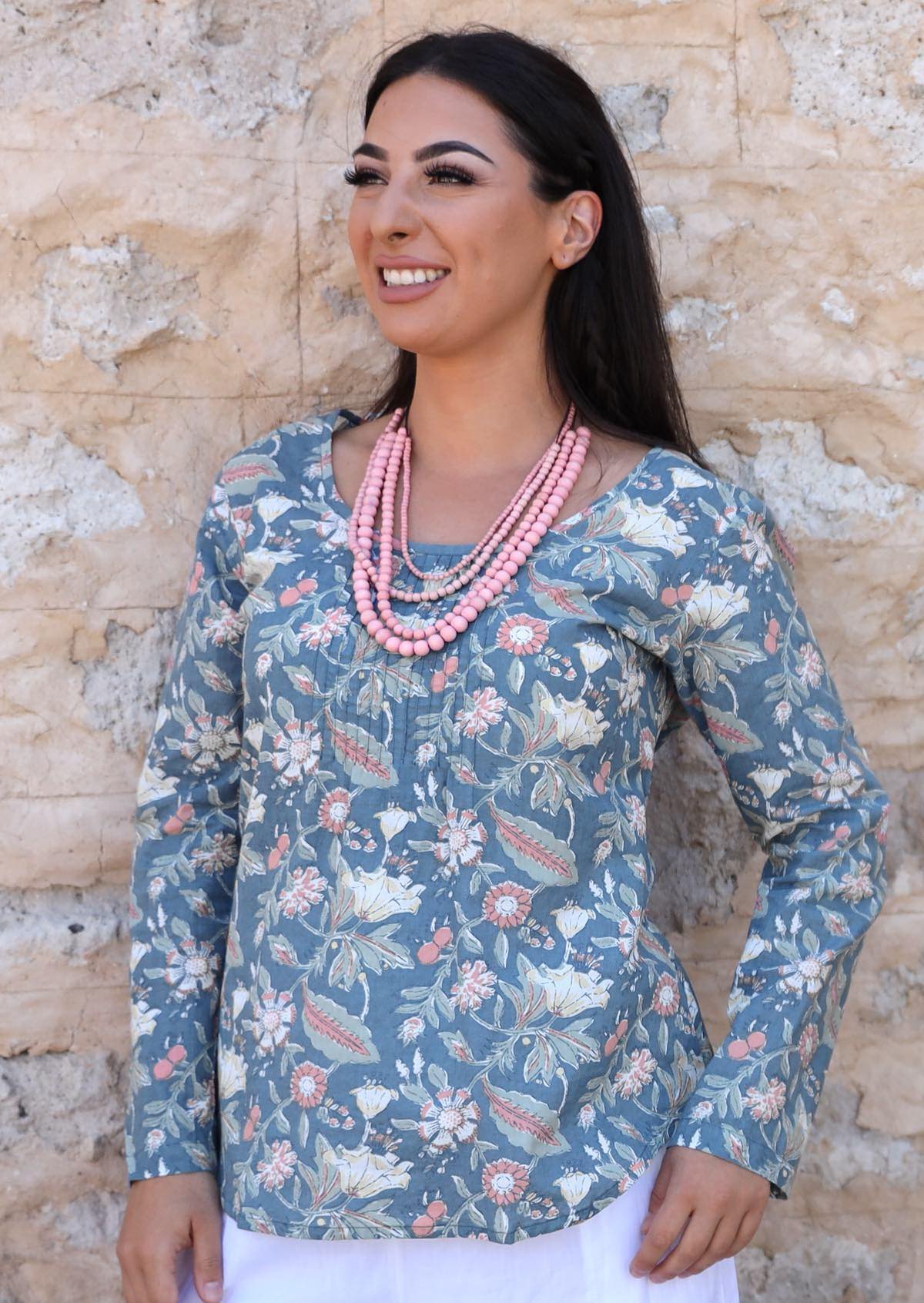 Tulsi Long Sleeve top Poppy
