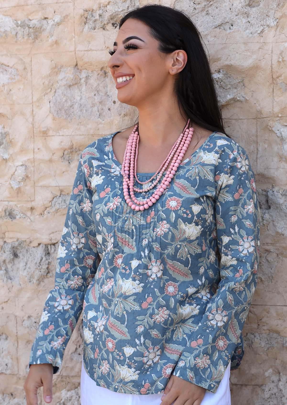 Tulsi Long Sleeve top Poppy