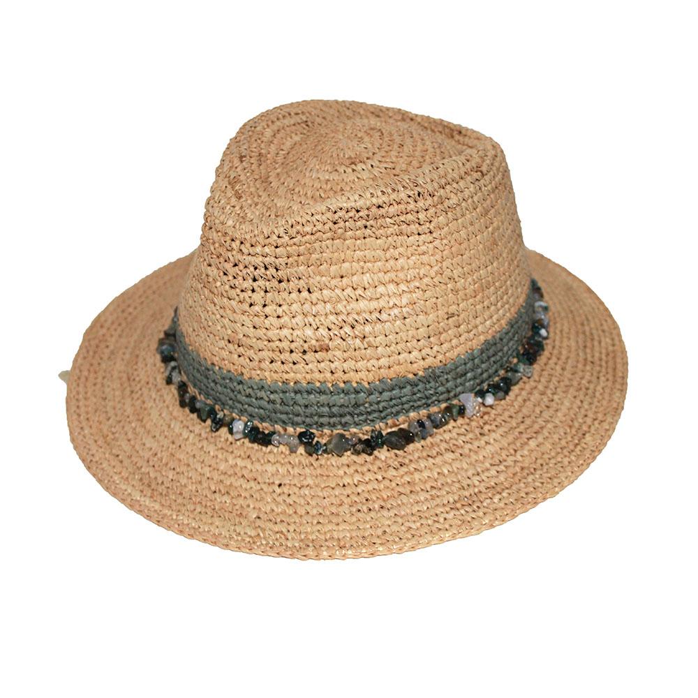 Christine Raffia Fedora - RL763