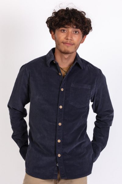 Corduroy Long Sleeve Shirt by Skumi
