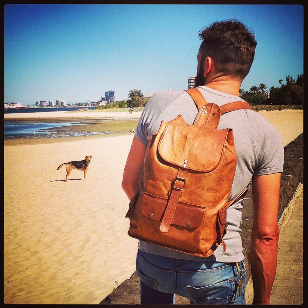 Leather Backpack