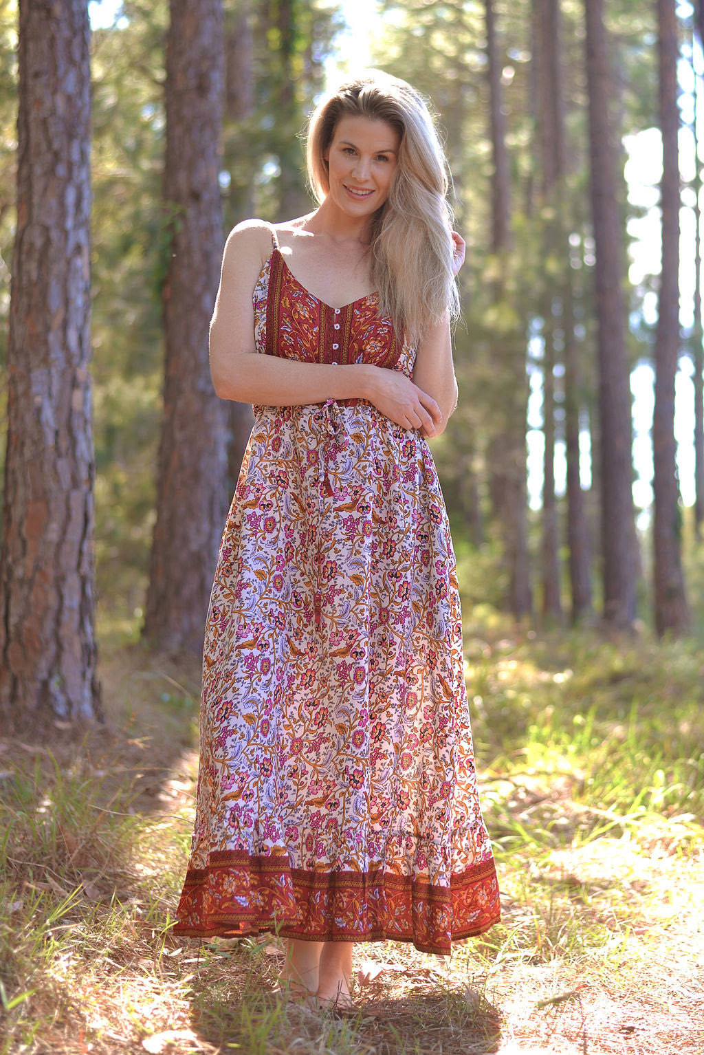 Sassy Strappy Maxi Dress