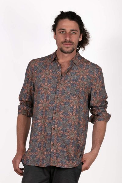 Kaleidescope Long Sleeve Shirt by Skumi