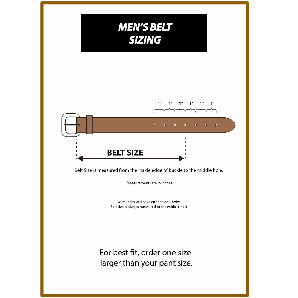 Loop Leather Work Tuff Belt-4041