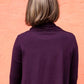 Bolero Cardi in Aubergine