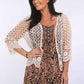 Cadiz short lace cardigan