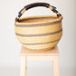Elephant Grass Coloured Large Baskets Round