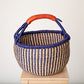 Elephant Grass Coloured Large Baskets Round