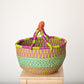 Elephant Grass Coloured Large Baskets Round