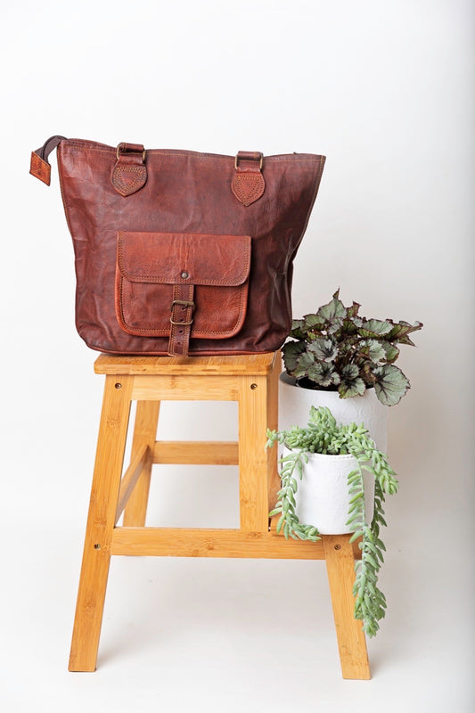 Goat's leather shoulder bag