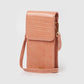 Crocodile Phone Wallet - Blush