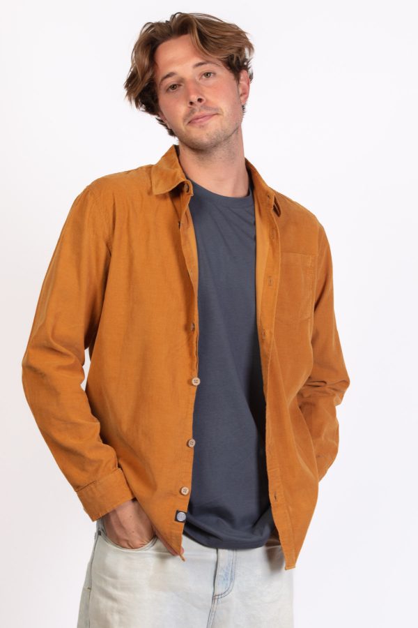 Corduroy Long Sleeve Shirt by Skumi