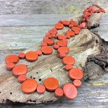 Wooden Smarties Long Necklace (many colour options)