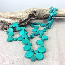 Wooden Smarties Long Necklace (many colour options)