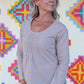 Tulsi Long Sleeve top Ash
