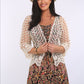 Cadiz short lace cardigan